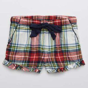 AMERICAN EAGLE AERIE FLANNEL BOXER SHORTS XL